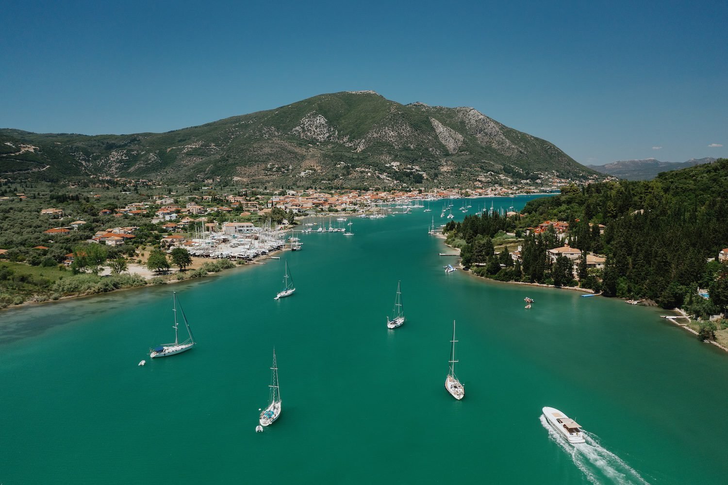 Beautiful Bay With Boats On Lefkada Island Nydri 2026 03 09 09 00 02 Utc