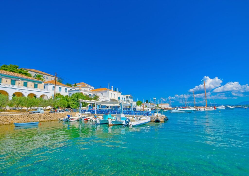 Fishing And Sailing Boats In Spetses Island In Gre 2026 01 09 14 22 44 Utc